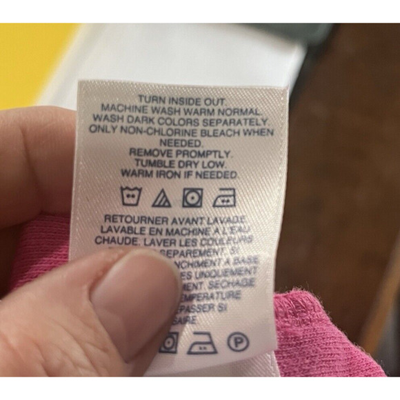 Lands End Women's Pink Terry Cloth Beach Pool Cover Up L Bright Comfort Casual - Picture 10 of 10